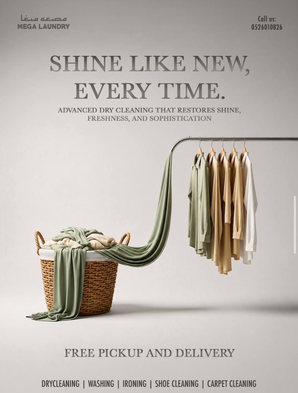 Premium dry cleaning for high-end garments